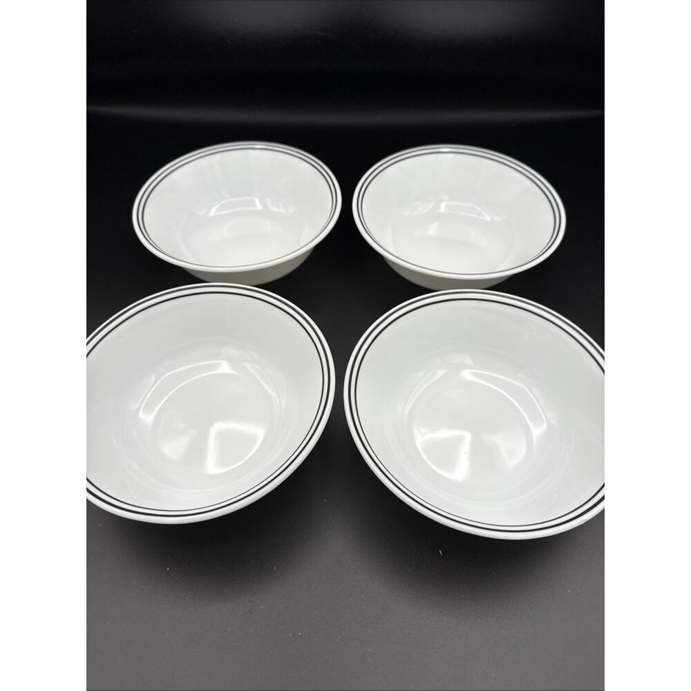 Set Of Corelle Vitrelle City Block 4 Cereal Bowls, 4 Dinner & 3Salad Plates - Picture 5 of 9